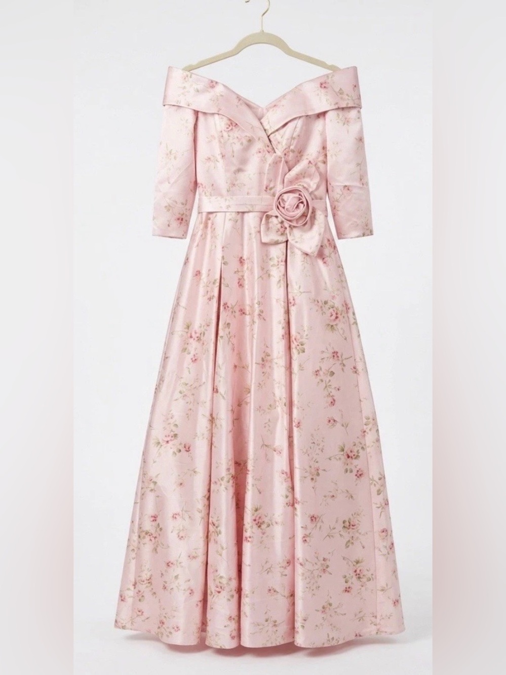 Beautiful Pink Formal Dress Mother of the bride dress gown off shoulders Medium